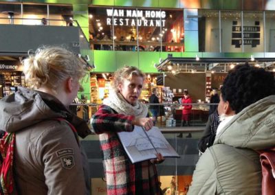 De Gids vertelt over de unieke bouwmethode van het gebouw de Markthal.